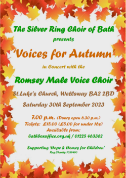 Voices for Autumn concert with Romsey Male Voice Choir @ St Luke's Church